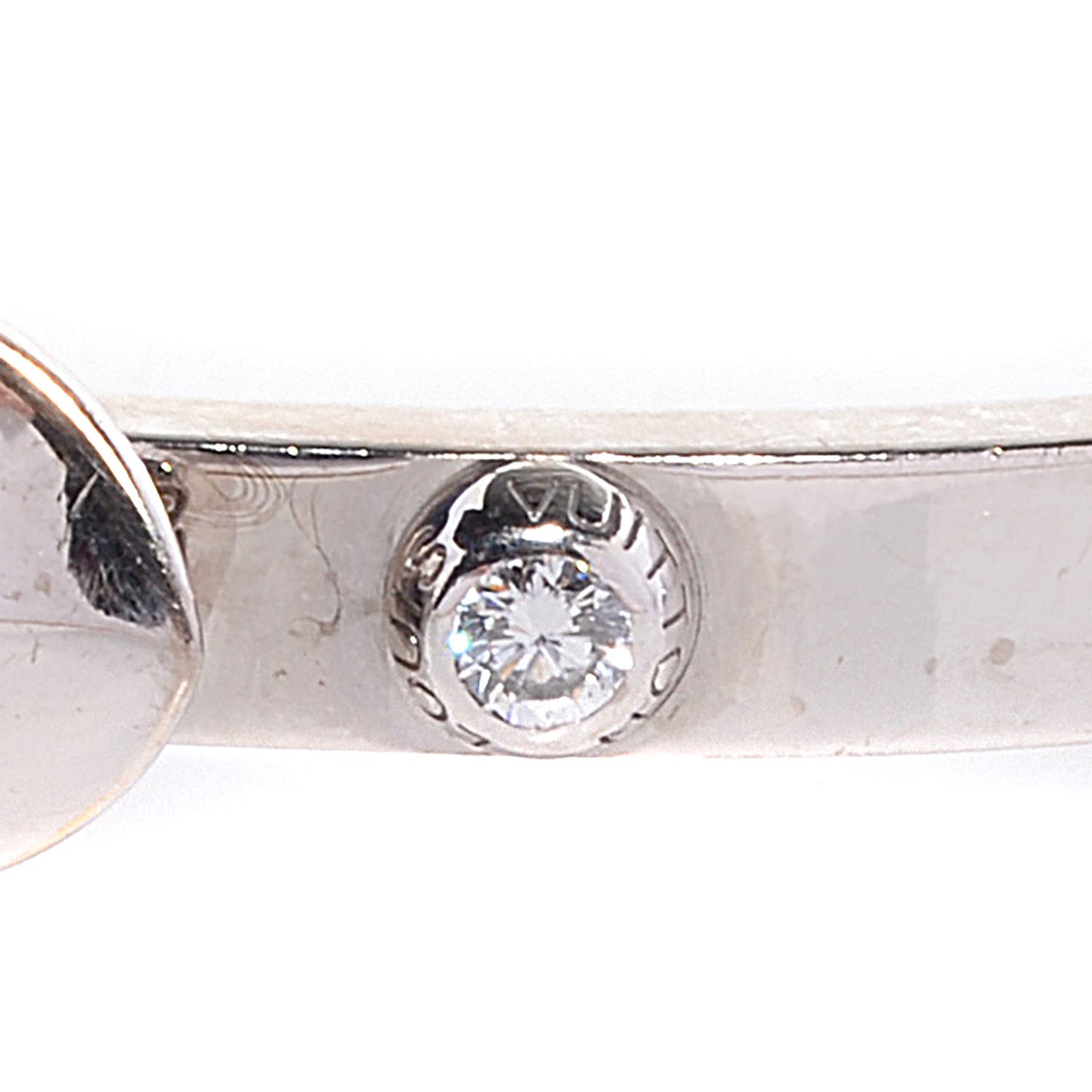18k White Gold Diamond Clous Bracelet