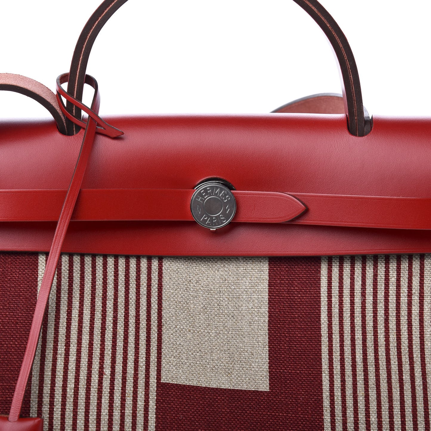 Vache Hunter Toile H Vibration Herbag Zip 31 PM Bordeaux Ficelle Rouge Piment