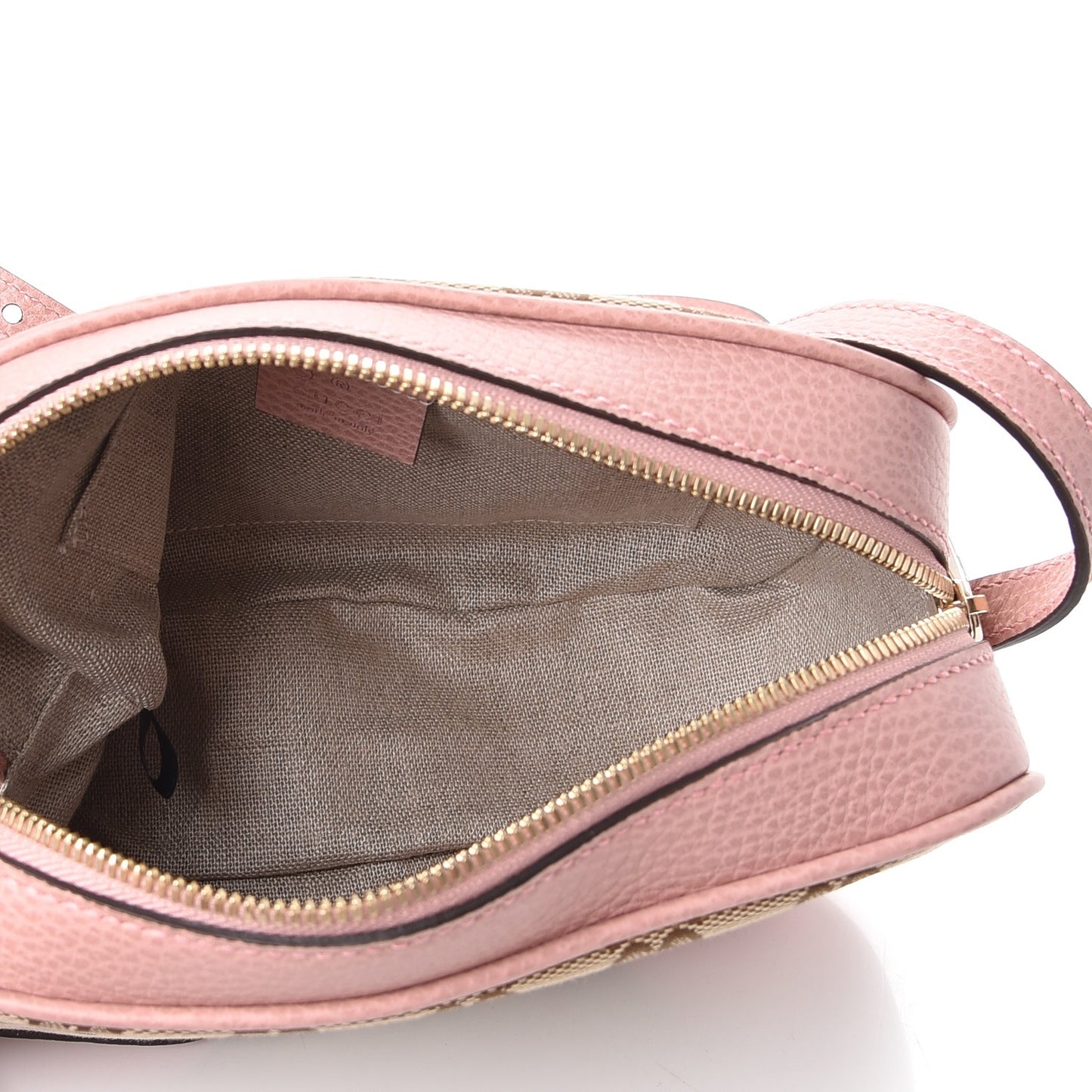 Monogram Mini Bree Messenger Bag Beige Soft Pink