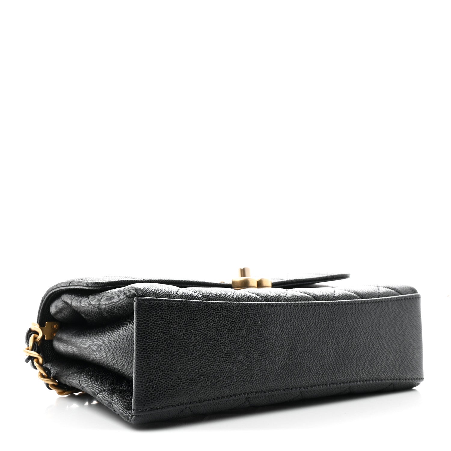 Chanel Caviar Quilted Medium Carry Me Top Handle Flap Black 4 of 11