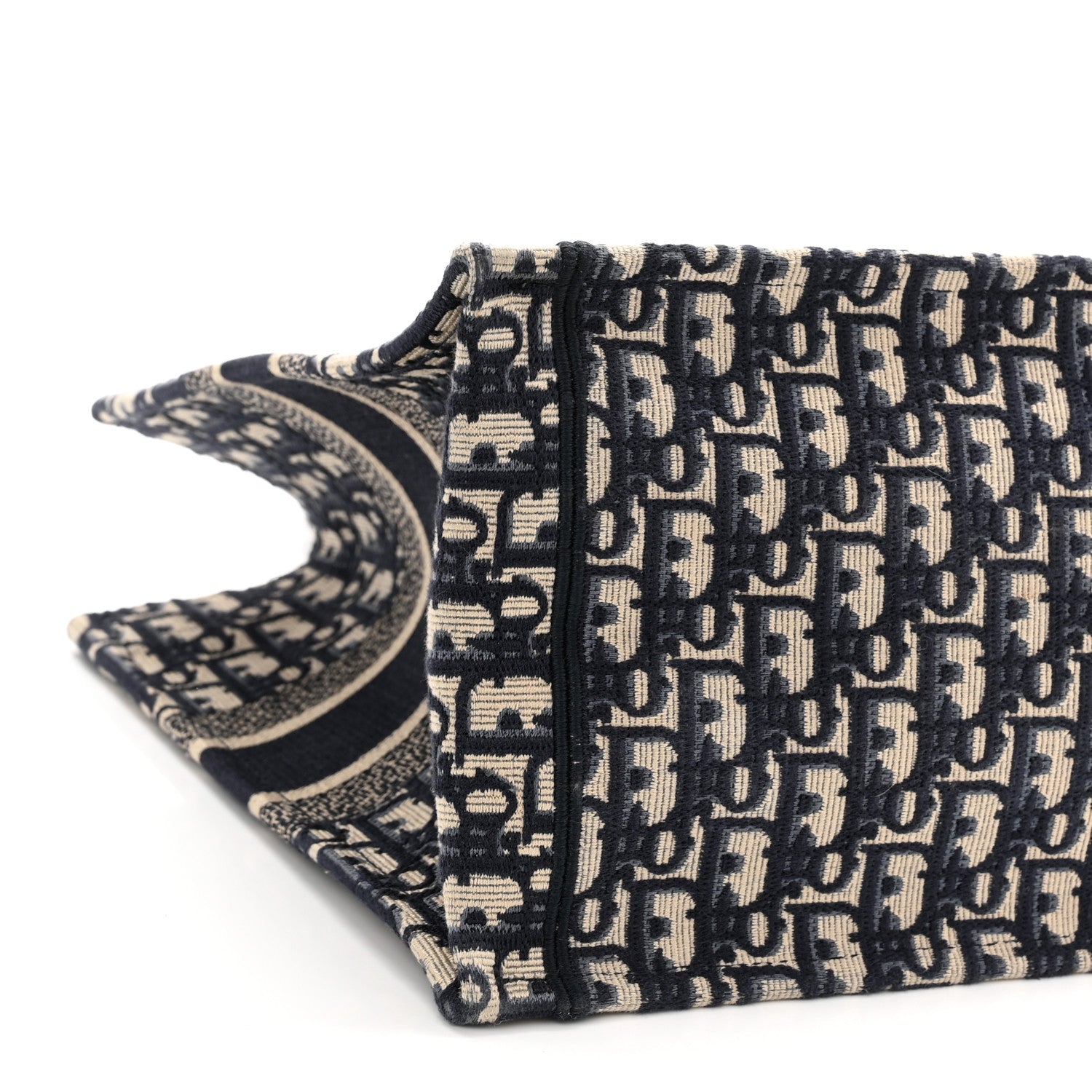 Christian Dior Oblique Medium Book Tote Blue Multicolor 9 of 10
