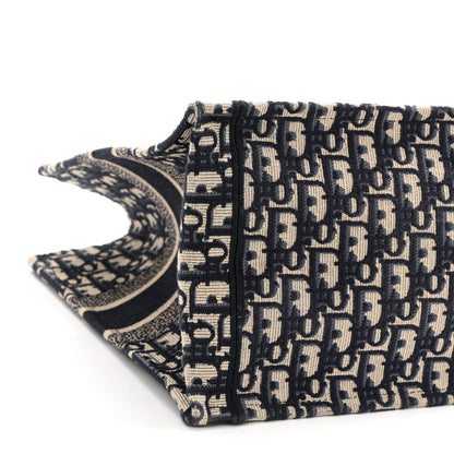 Christian Dior Oblique Medium Book Tote Blue Multicolor 9 of 10