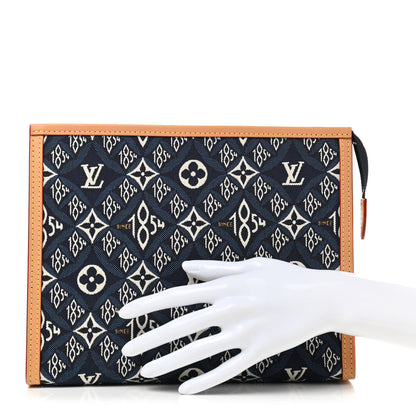 Louis Vuitton Jacquard Since 1854 Toiletry Pouch 26 Blue 2 of 7