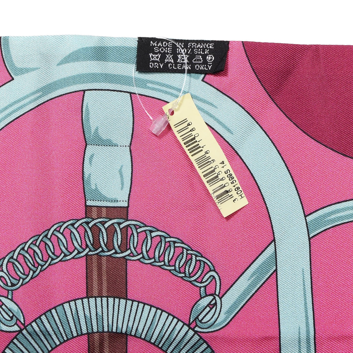 Silk Eperon D'Or Remix Maxi Twilly Rose Indien Cassis Vert