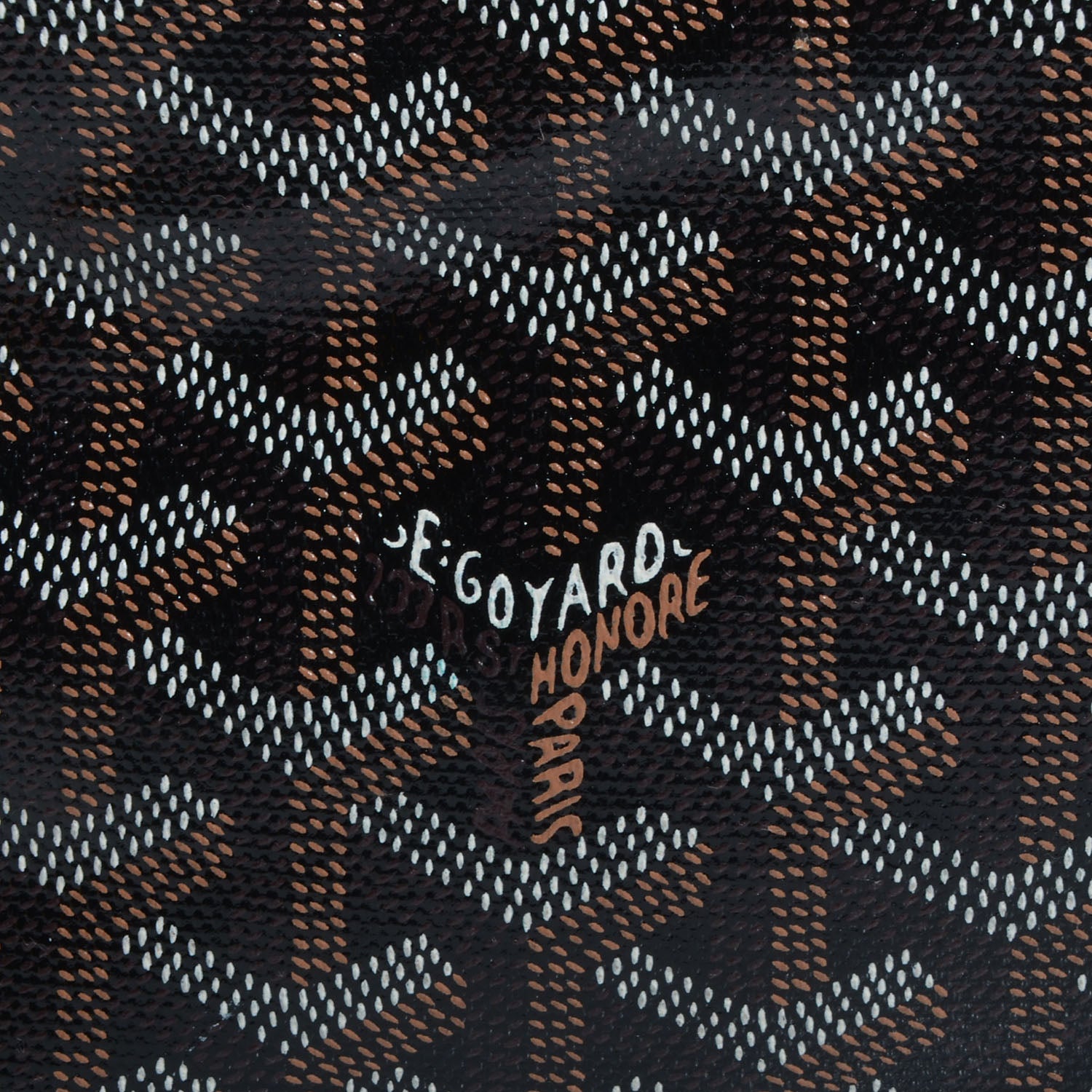Goyard Goyardine Sac Hardy Pet Carrier PM Black Gold 8 of 13