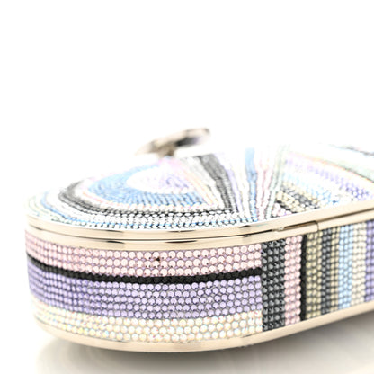 Judith Leiber Swarovski Crystal Minaudiere Clutch Multicolor 9 of 11
