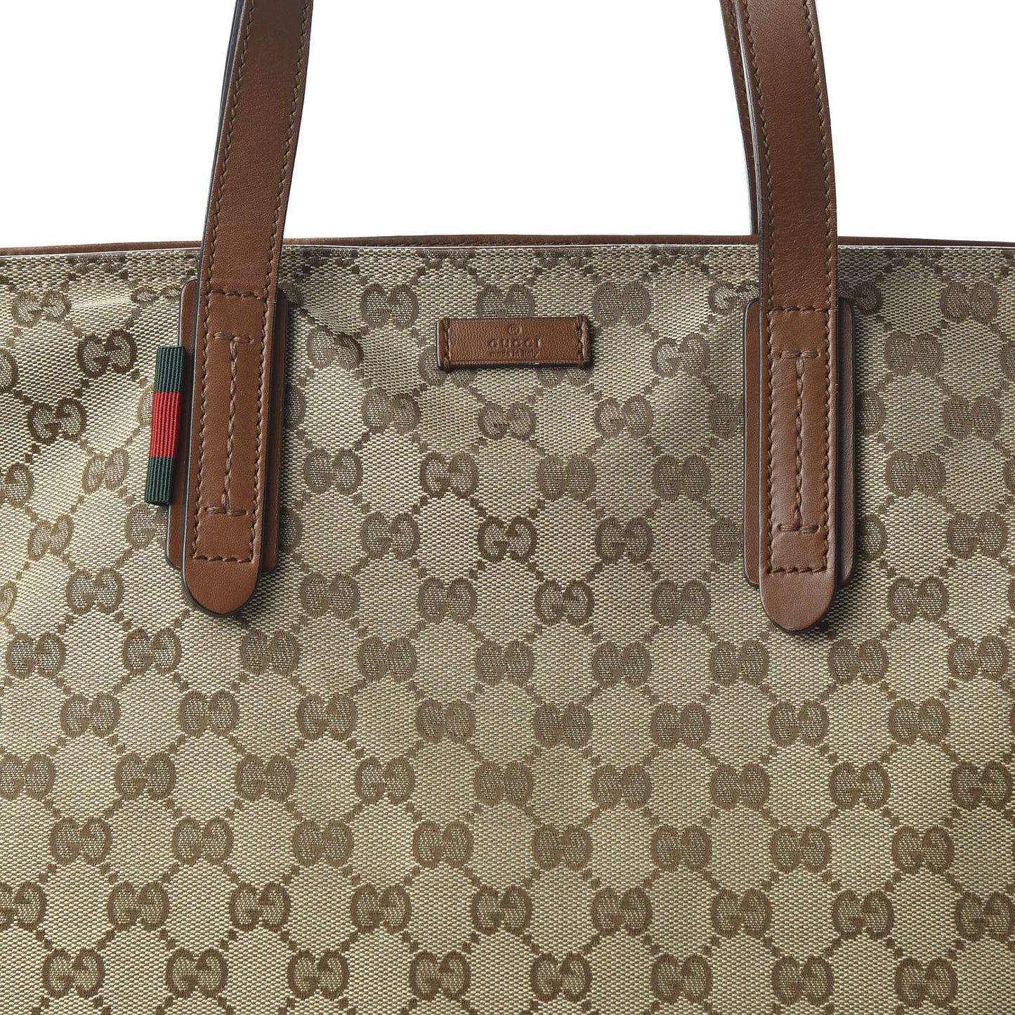 Monogram Large Original Tote Tan