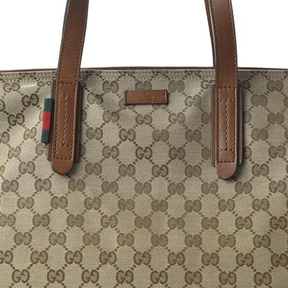 Gucci Monogram Large Original Tote Tan 10 of 10