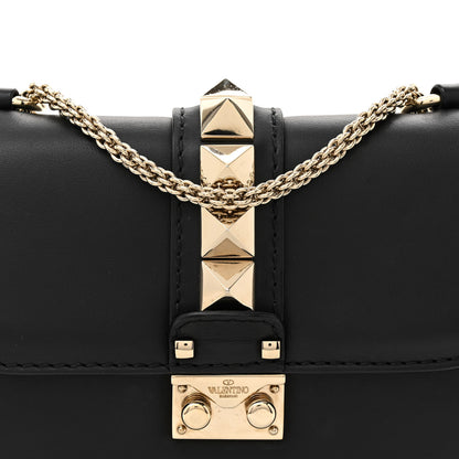 Valentino Garavani Vitello Small Glam Lock Rockstud Flap Black 8 of 14
