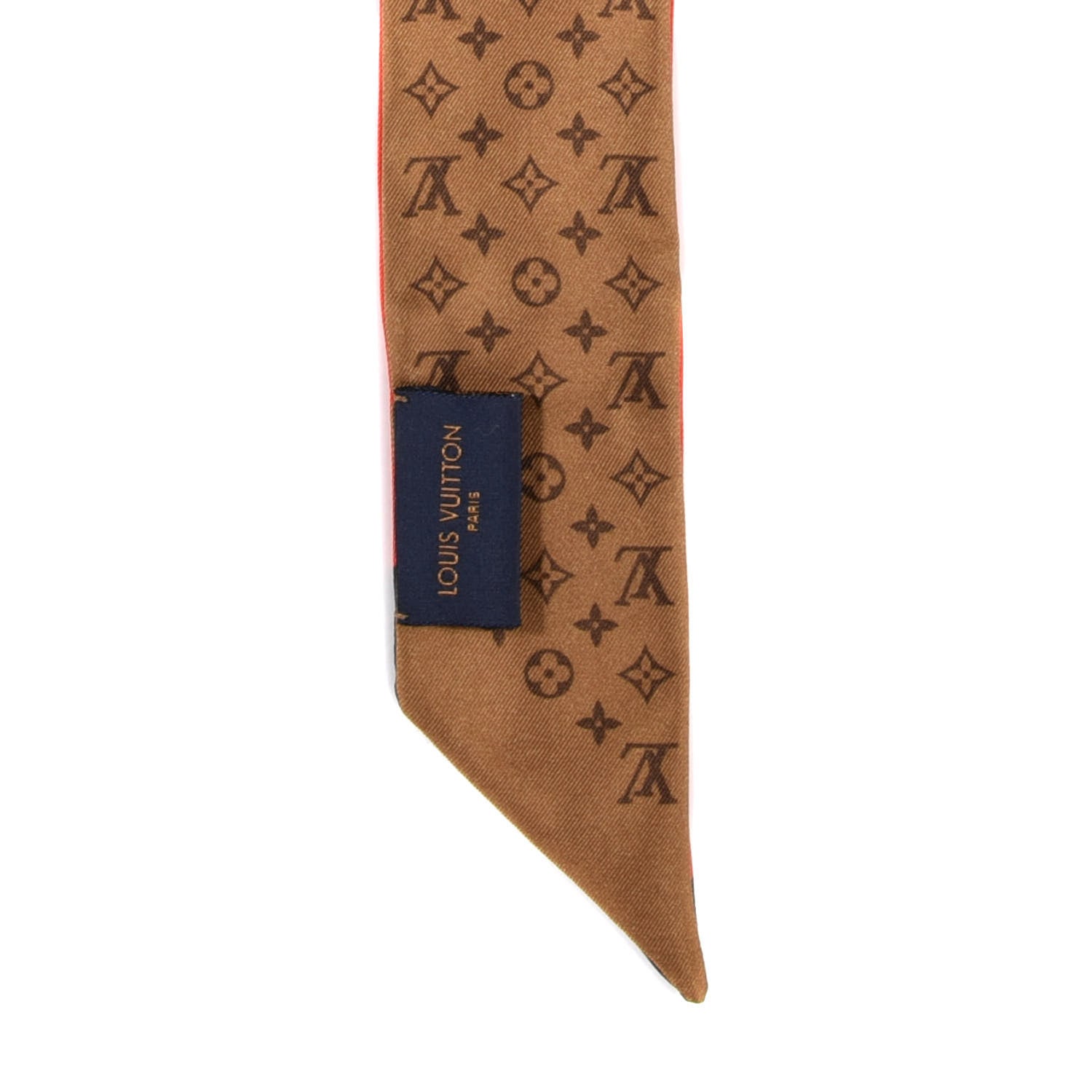 Louis Vuitton Silk Monogram Kabuki Stickers BB Bandeau Rouge 3 of 3