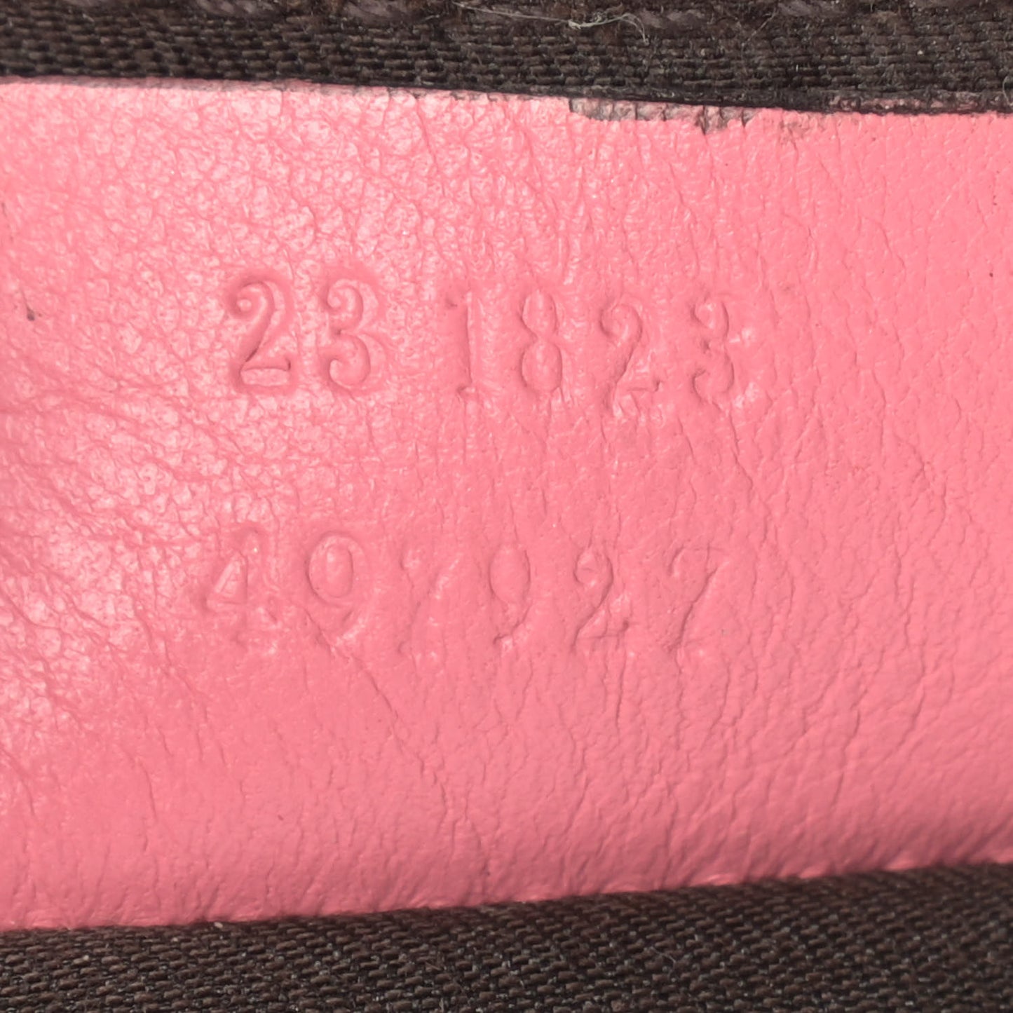 Guccissima Half Moon Hobo Sushi Pink