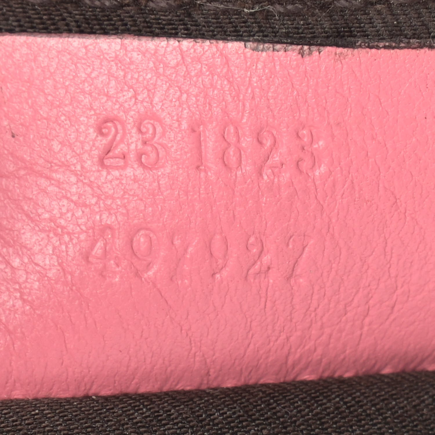 Gucci Guccissima Half Moon Hobo Sushi Pink 7 of 16