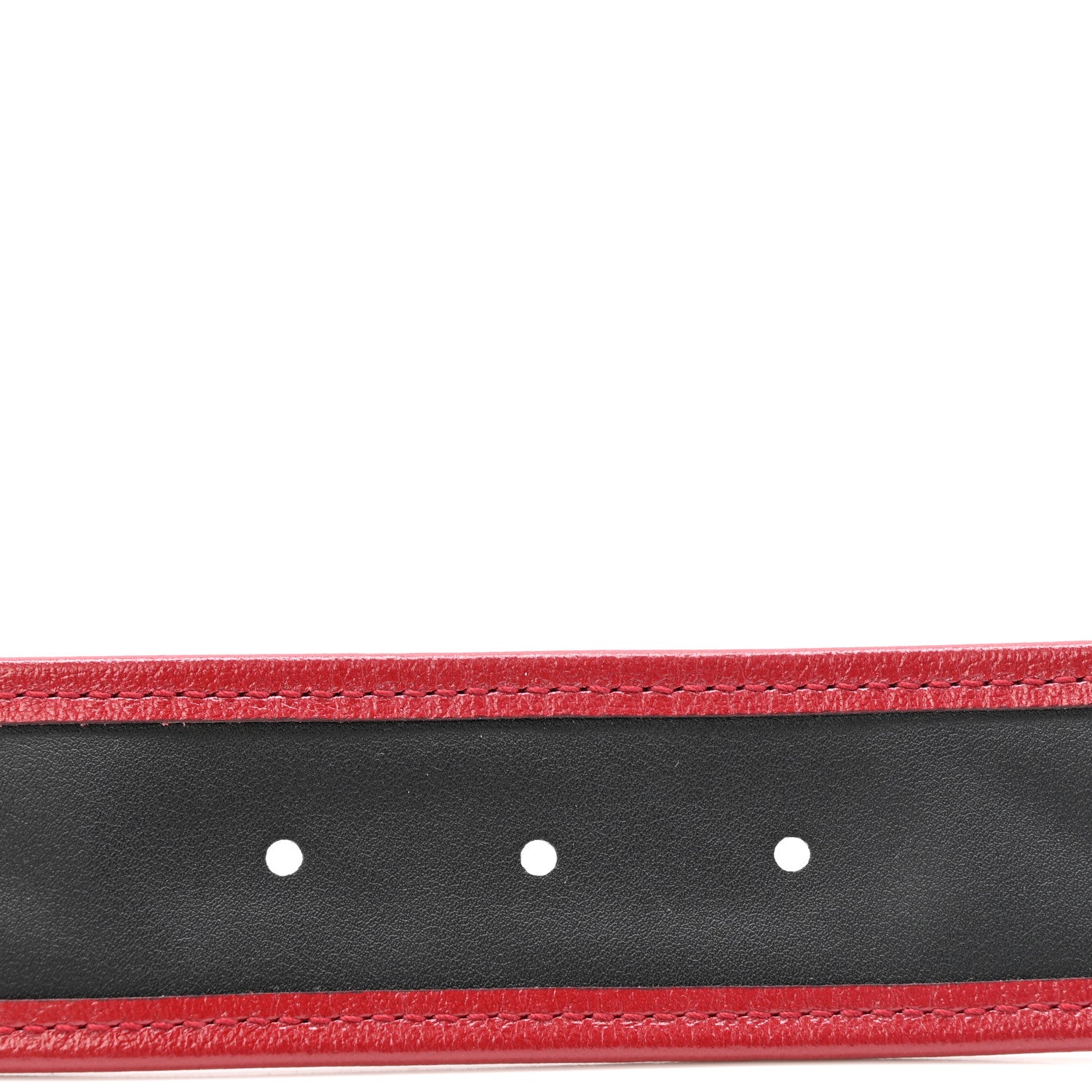Gucci Azalea Calfskin Matelasse Diagonal Torchon Double G 40mm Belt 95 38 Black Romantic Cherry 4 of 6