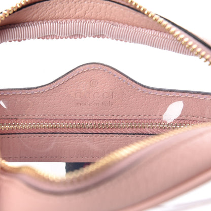 Gucci Vinyl Web Mini Ophidia Transparent Shoulder Bag Perfect Pink 6 of 8
