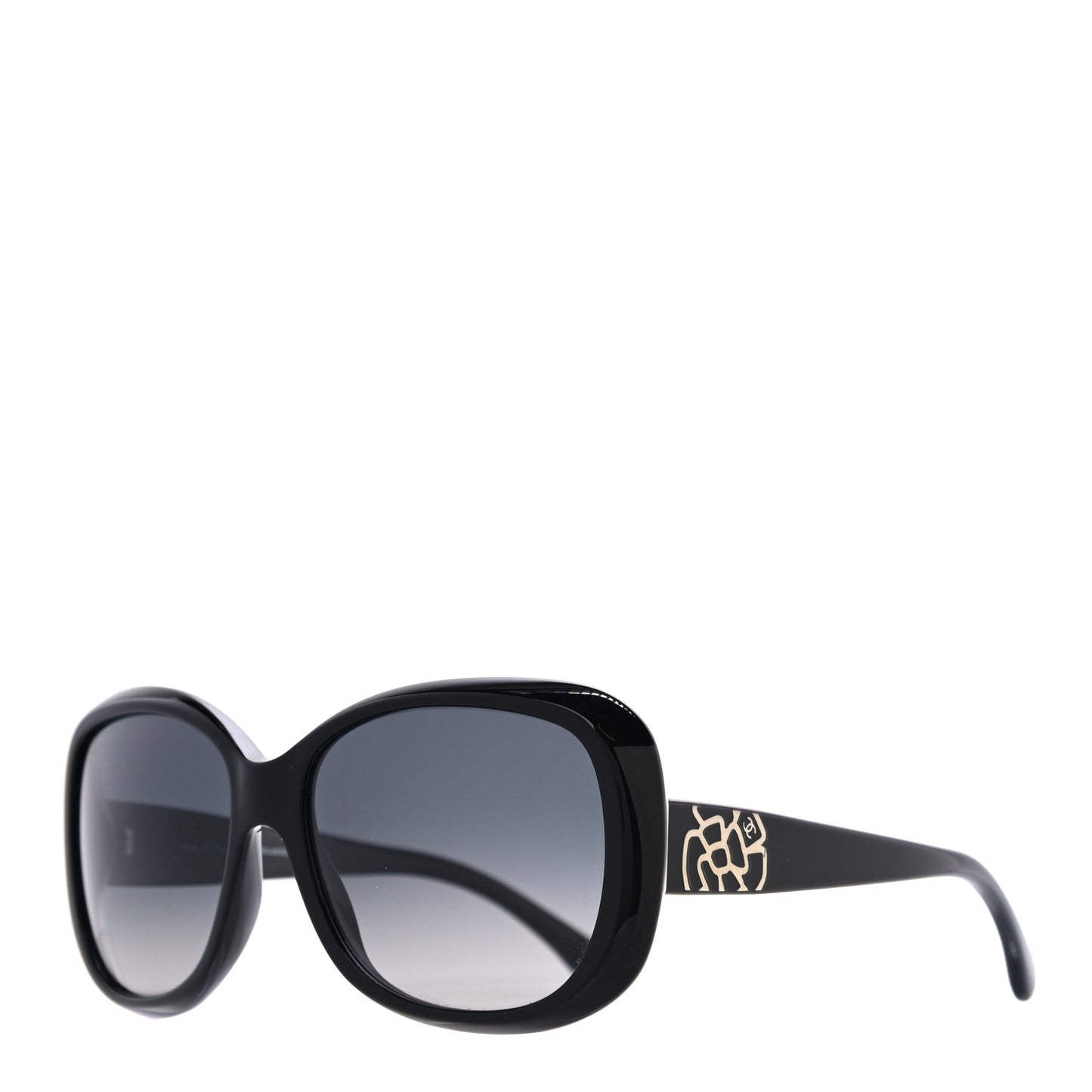 Acetate Polarized CC Camellia Sunglasses 5248 Black