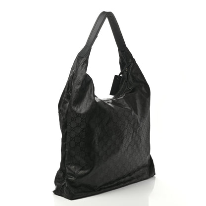 Gucci Nylon Monogram Collapsible Travel Bag Black 2 of 9