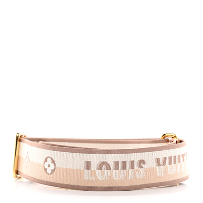 Louis Vuitton Jacquard Speedy Bandouliere 20 Shoulder Strap Beige 2 of 4