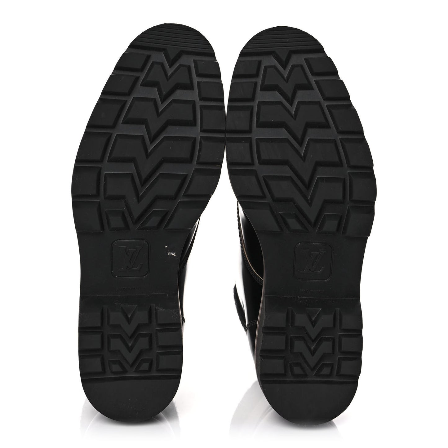 Calfskin Monogram Mens Ankle Boots 8 Black