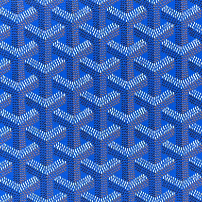 Goyard Goyardine Grand Hotel Trunk Sky Blue 14 of 15