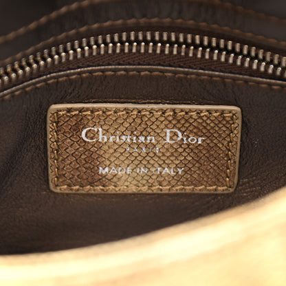 Christian Dior Metallic Lizard Mini Lady Dior Gold 6 of 11