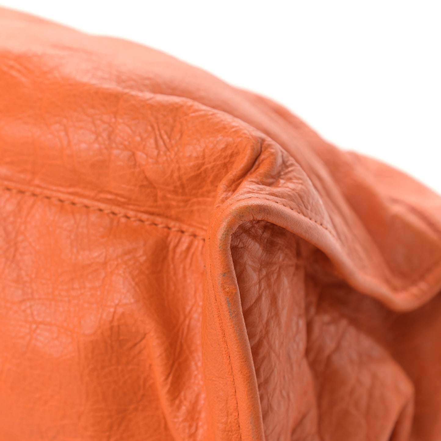 Agneau Giant 12 Gold Hardware Part Time Tangerine