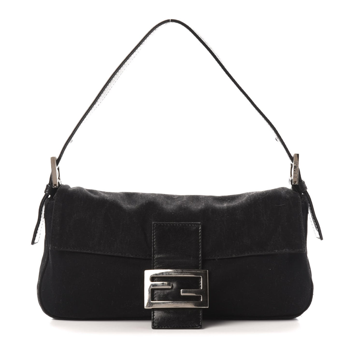 Nylon Baguette Bag Black