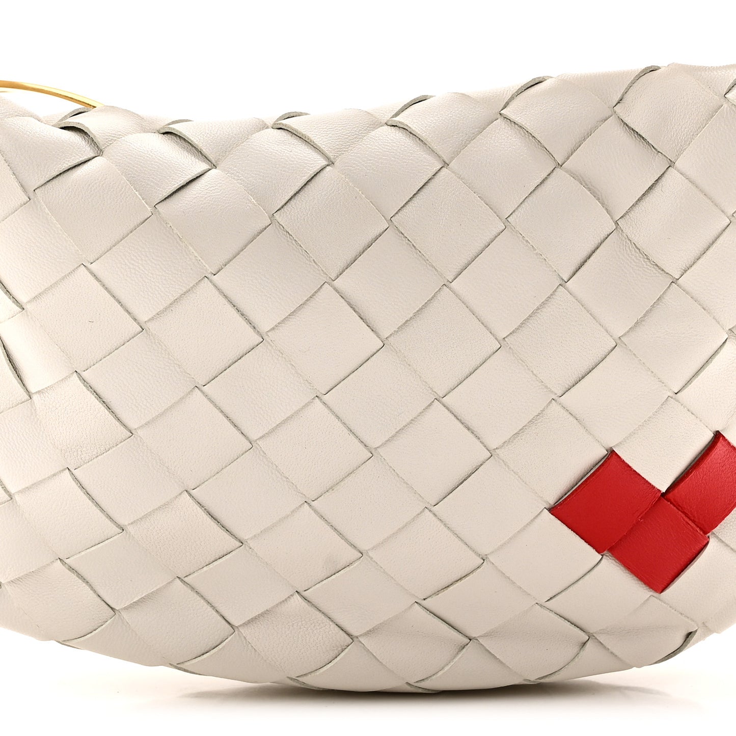 Nappa Intrecciato Mini Heart Jodie White