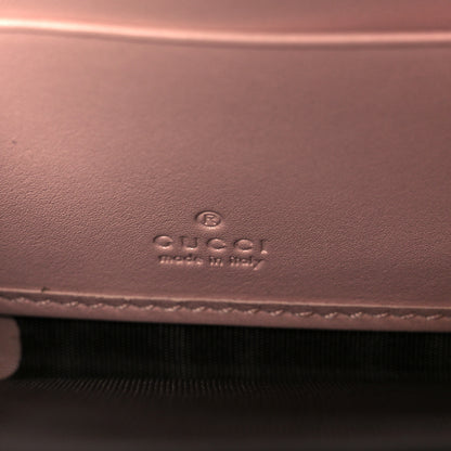Gucci Calfskin Matelasse GG Marmont Zip Around Wallet Perfect Pink 6 of 9