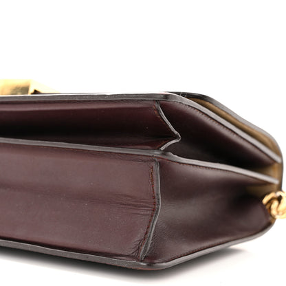 Celine Smooth Calfskin Medium Case Chain Flap Burgundy 10 of 16