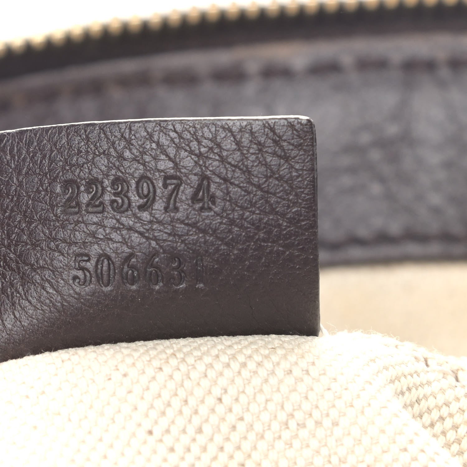 Gucci Monogram Medium Sukey Boston Bag Brown 6 of 20