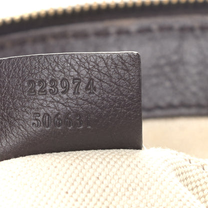 Gucci Monogram Medium Sukey Boston Bag Brown 6 of 20
