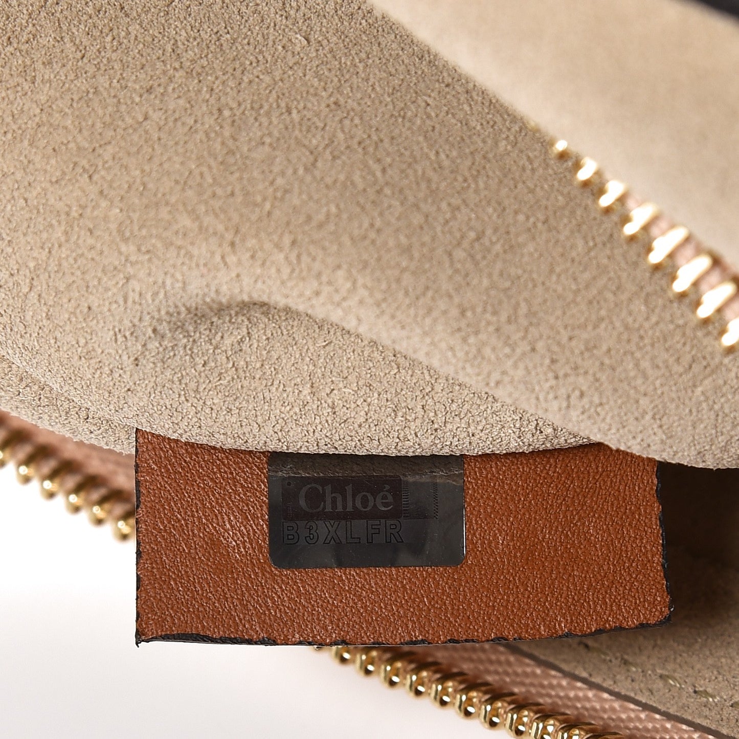 Suede Calfskin Medium Faye Shoulder Bag Tobacco