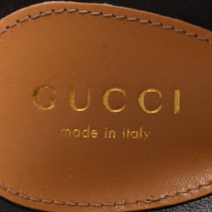Gucci GG Monogram Lavaredo Eco Fabric Womens Slide Sandals With Straps 36 Beige Ebony Light Brown 7 of 10