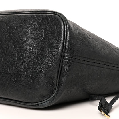 Louis Vuitton Empreinte Monogram Giant Neverfull MM Black 9 of 10
