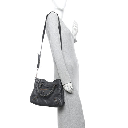 Balenciaga Agneau Giant 12 Rose Gold Hardware Town Gris Tarmac 2 of 15