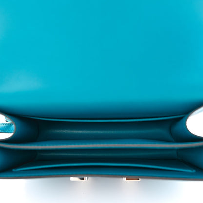 Hermes Tadelakt Constance 18 Bleu Izmir 5 of 14