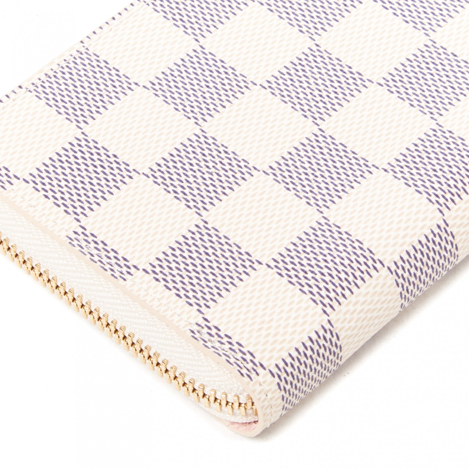 Louis Vuitton Damier Azur Clemence Wallet Rose Ballerine 6 of 8