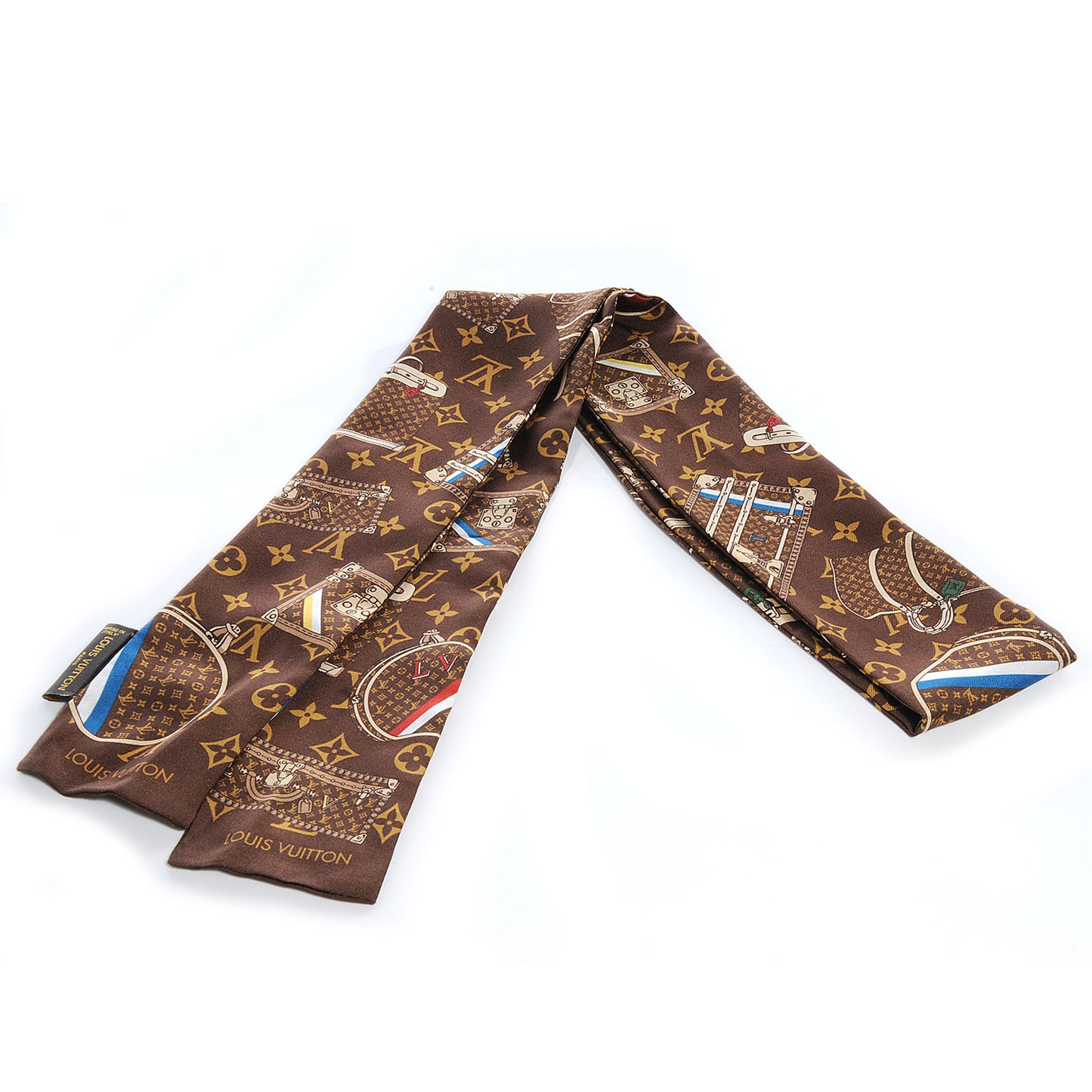 Silk Monogram Trunks Bandeau