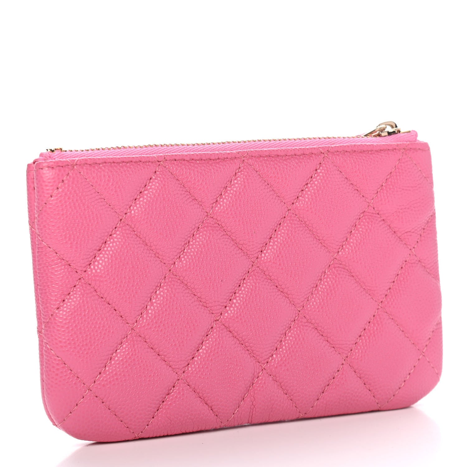 Chanel Caviar Quilted Small Cosmetic Case Pink 3 of 9