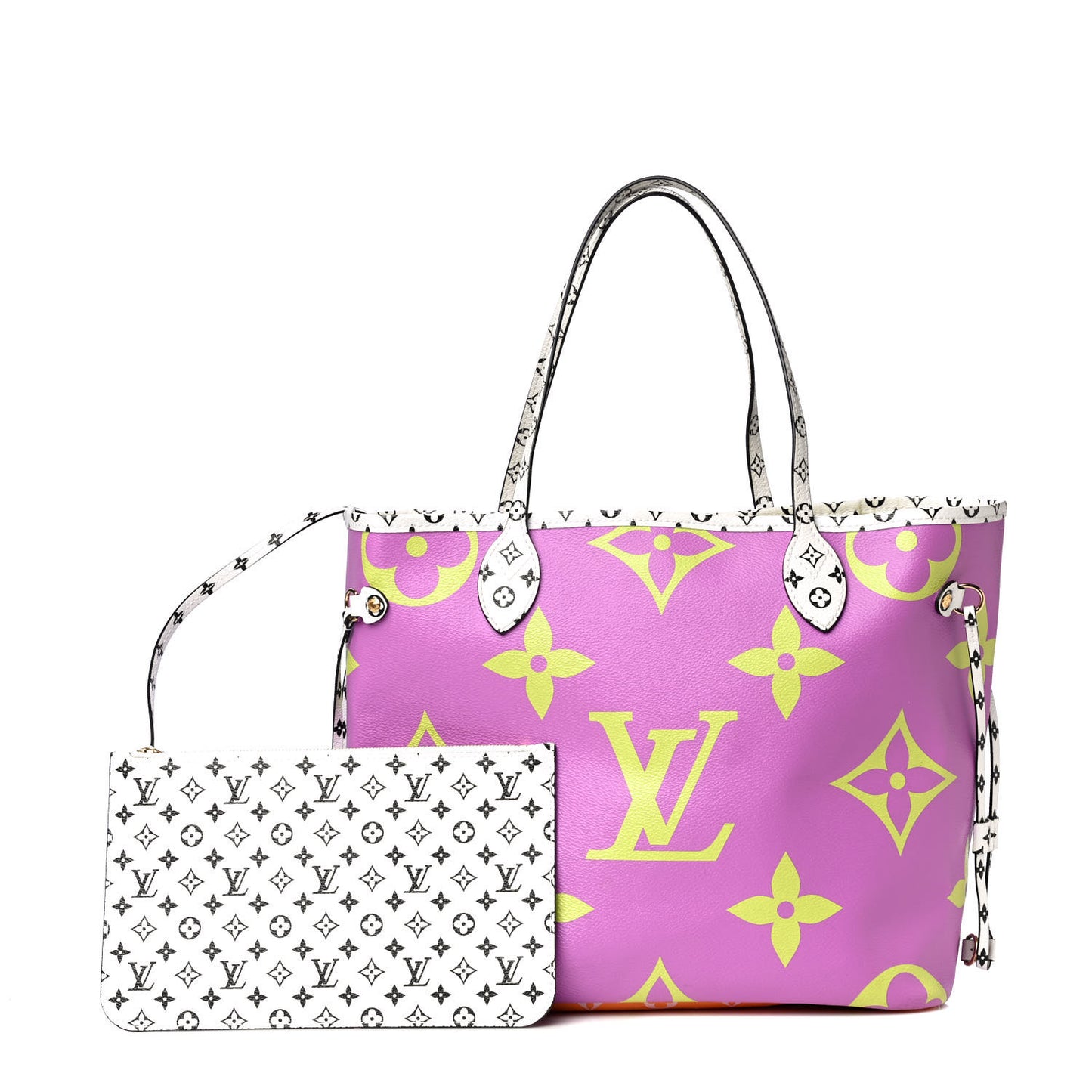 Monogram Giant Neverfull MM Pink Lilac