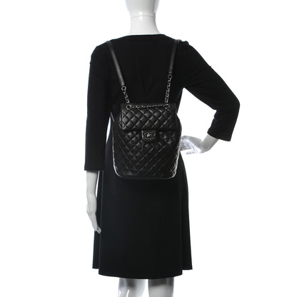 Chanel Lambskin Quilted Small Urban Spirit Backpack Black 2 of 10