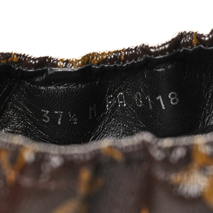 Louis Vuitton Monogram Flirty Ballerina Flats 37.5 Black 7 of 8