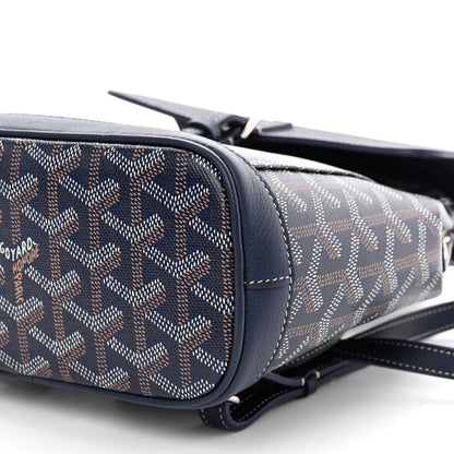 Goyard Goyardine Calfskin Mini Alpin Backpack Navy 9 of 9