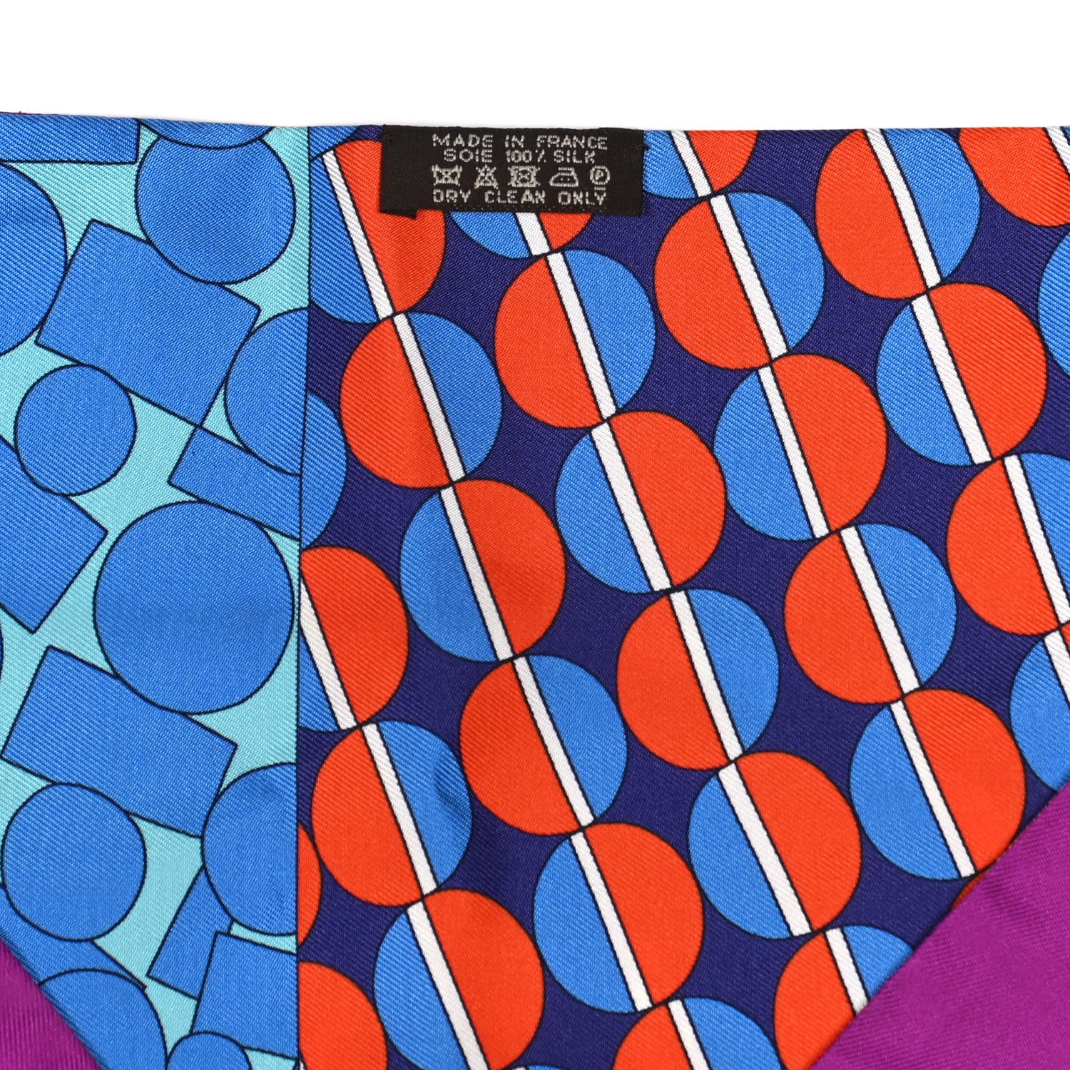 Hermes Silk Ex-Libris en Cravates Maxi Twilly Bougainvillier Cobalt Orange 4 of 5