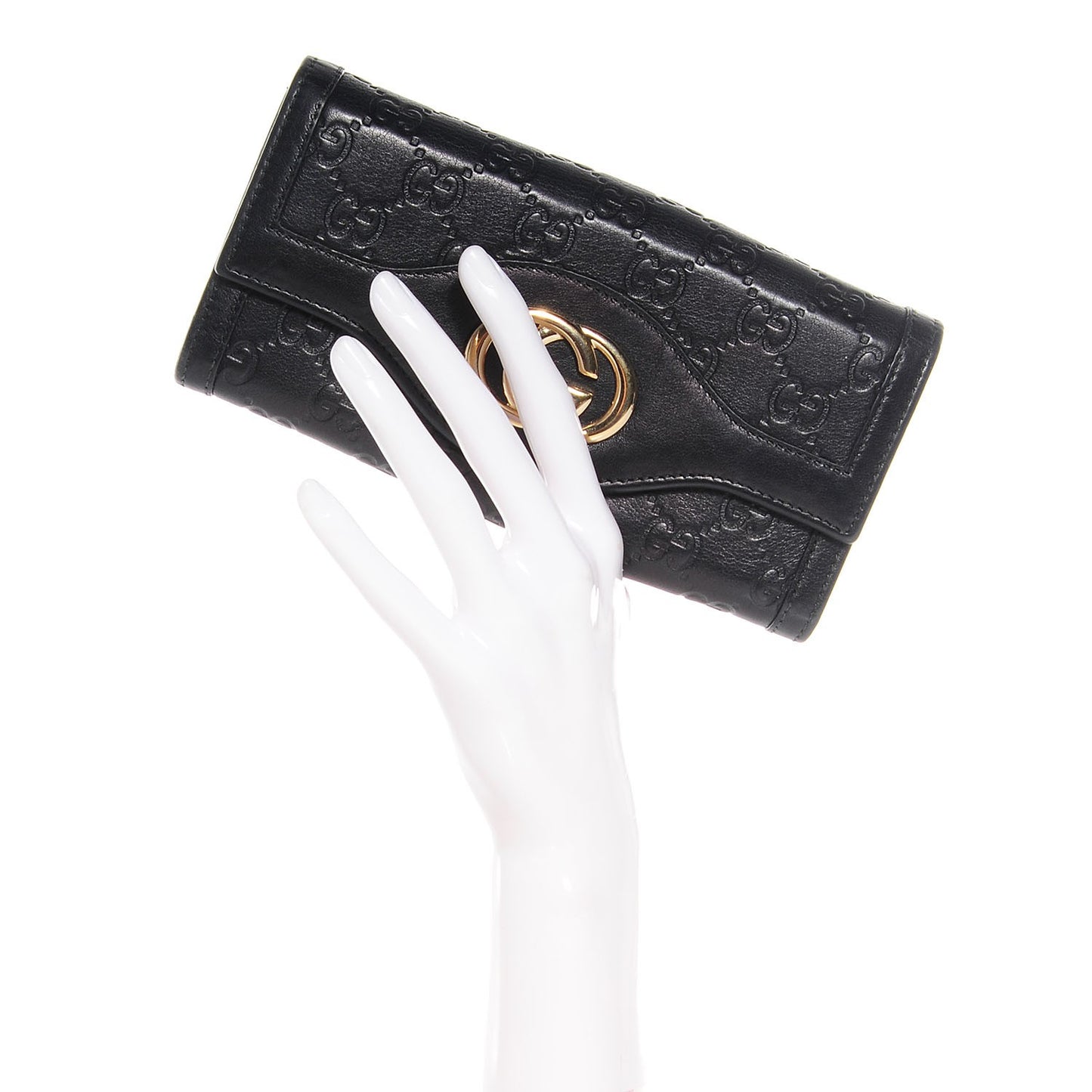 Guccissima Sukey Continental Wallet Continental Wallet Black