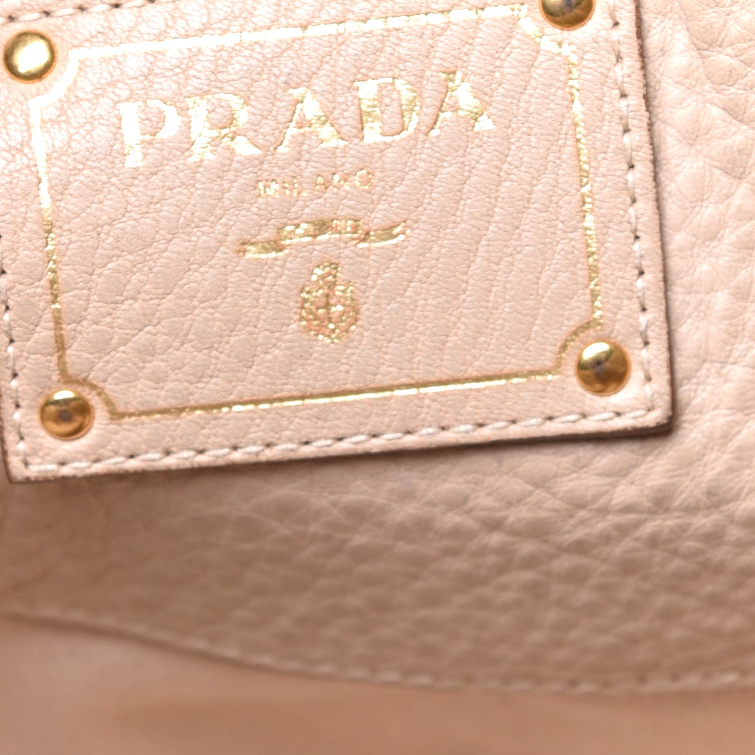 Prada Vitello Daino Shopping Tote Visone 6 of 14