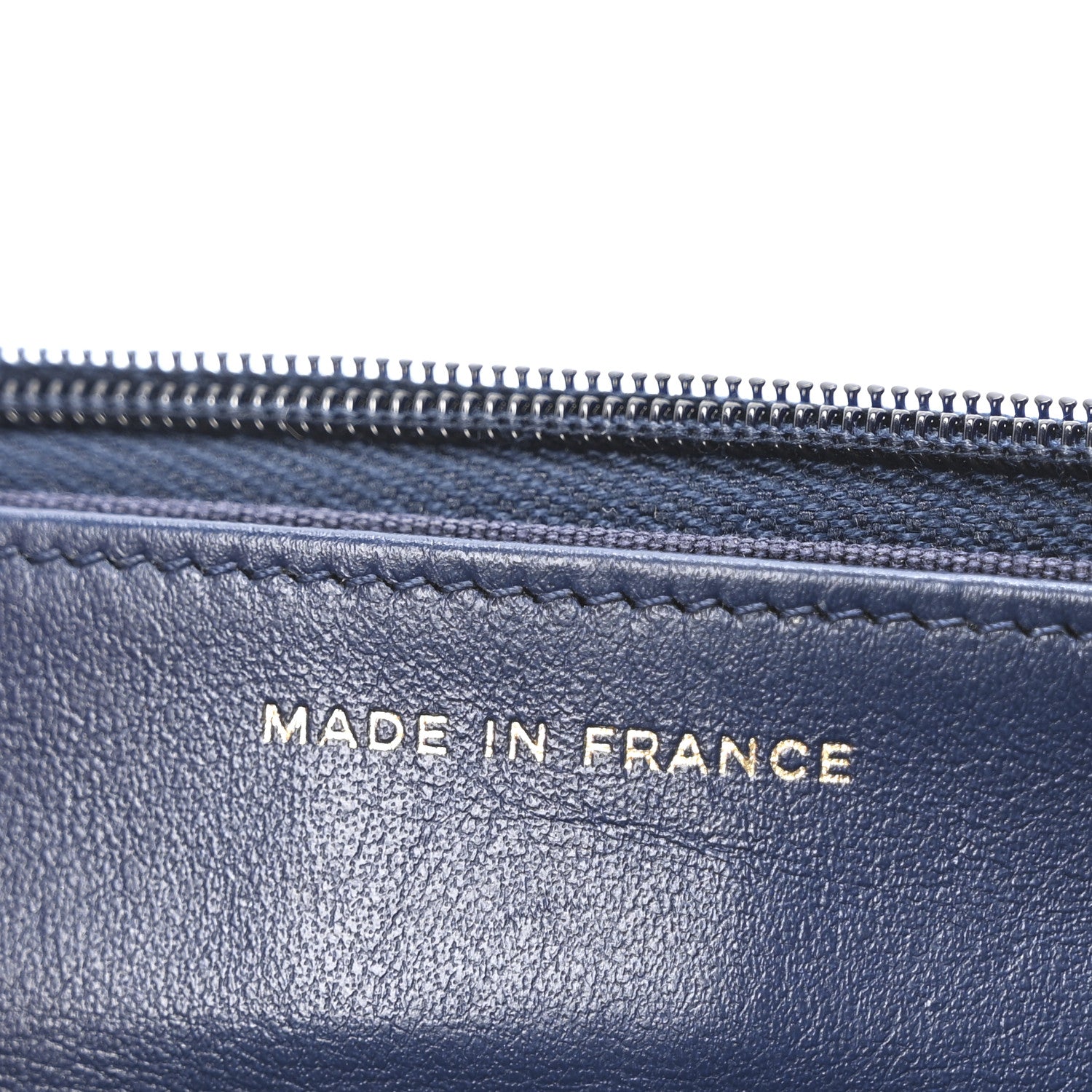 Chanel Caviar Quilted Coco Stamps Wallet on Chain WOC Blue 7 of 11