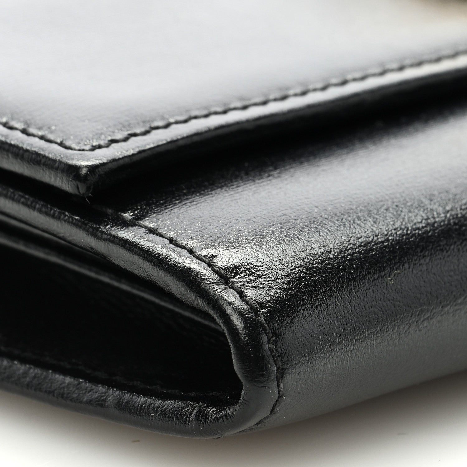 Gucci Calfskin Jackie 1961 Chain Wallet Black 7 of 8