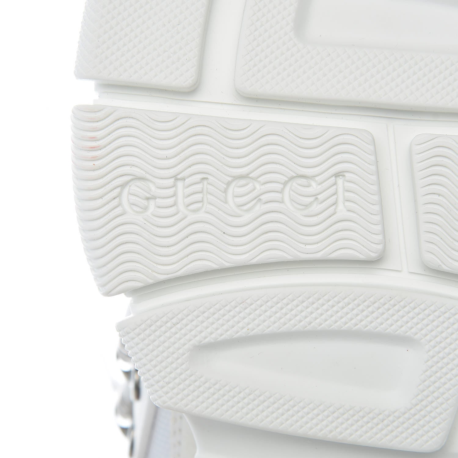 Gucci X SEGA Mesh Calfskin Suede Womens Flashtrek Sneakers 36 Great White 6 of 10