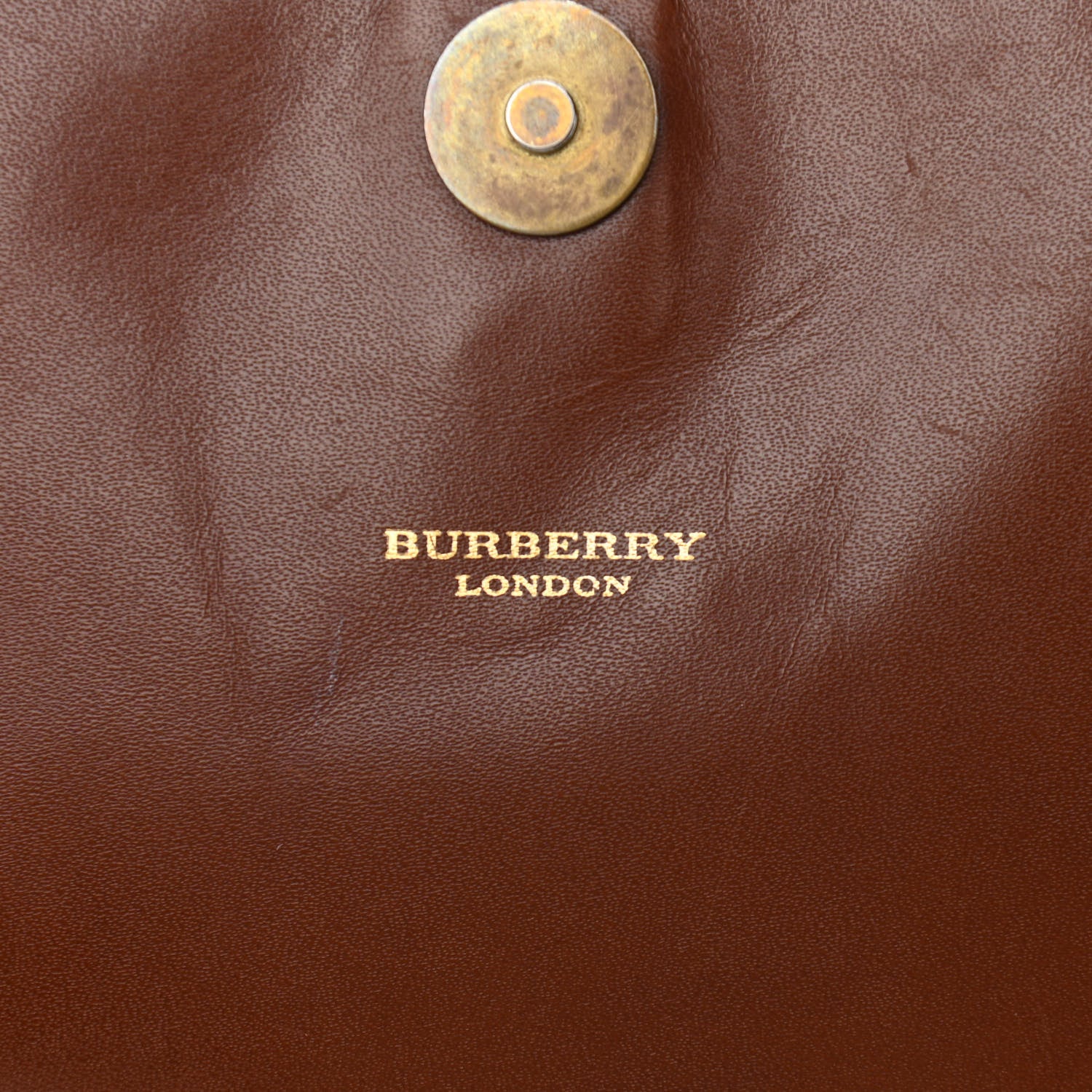 Burberry Haymarket Check Crossbody Messenger Bag Tan 6 of 14